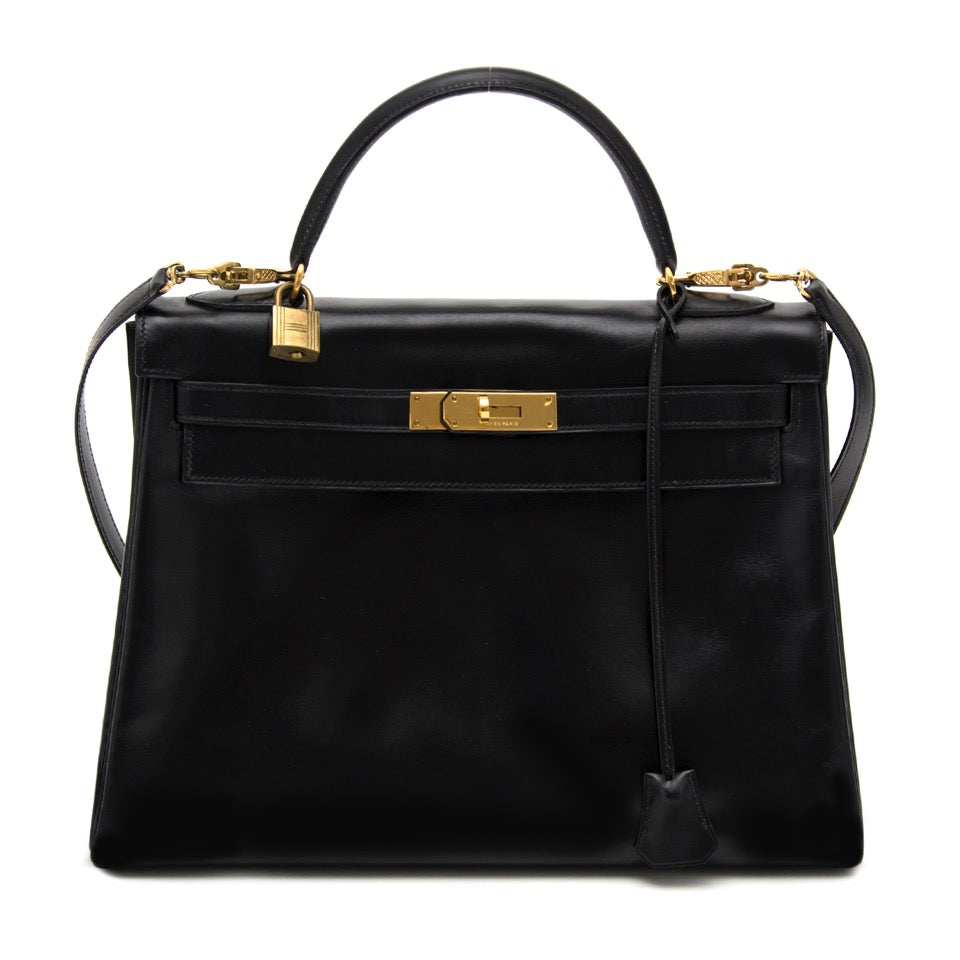 koop veilig online aan de beste prijs Hermes kelly black box calf webshop labellov.com