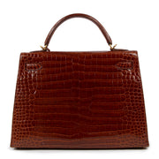 achetez seconde main hermes kelly crocodile porosus chez labellov.com