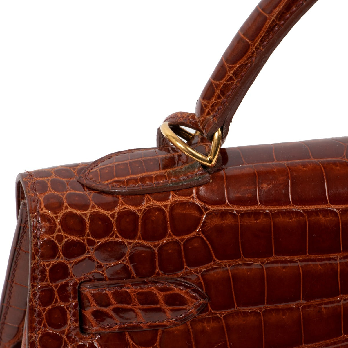 achetez seconde main hermes kelly crocodile porosus chez labellov.com