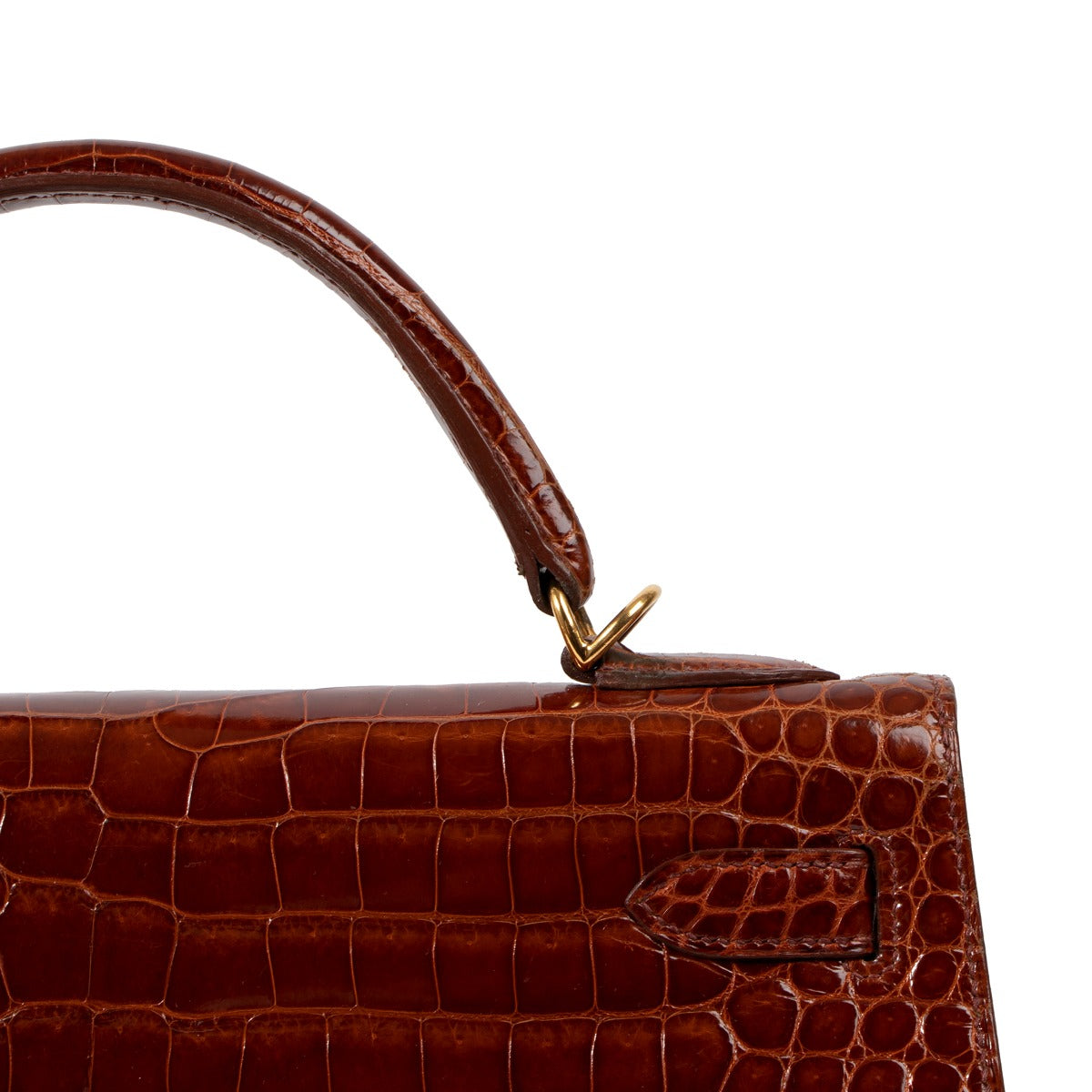 achetez seconde main hermes kelly crocodile porosus chez labellov.com