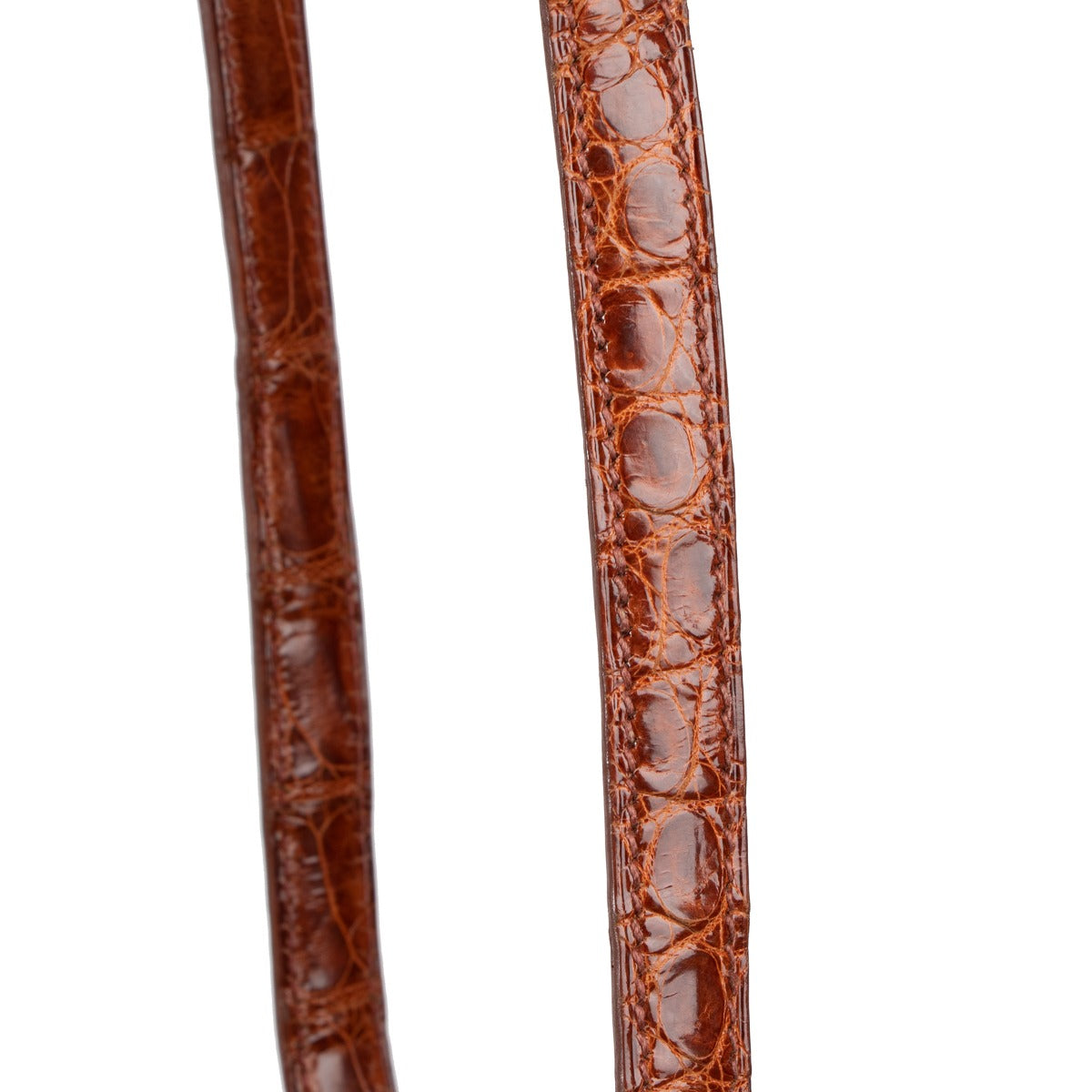 Hermès Vintage Kelly 32 Crocodile Porosus Brillant Miel GHW