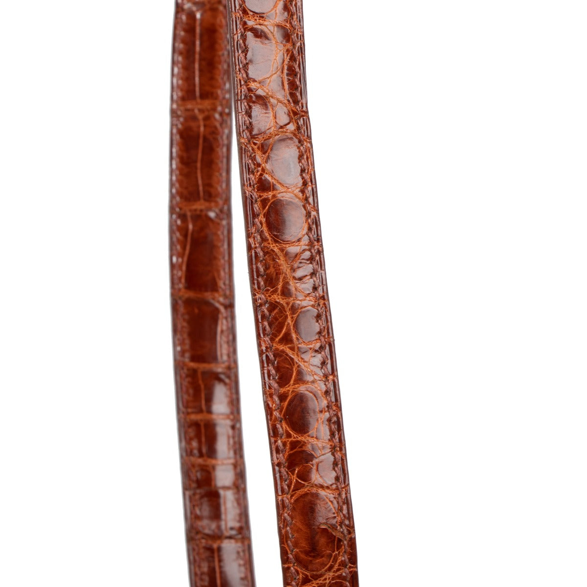Hermès Vintage Kelly 32 Crocodile Porosus Brillant Miel GHW