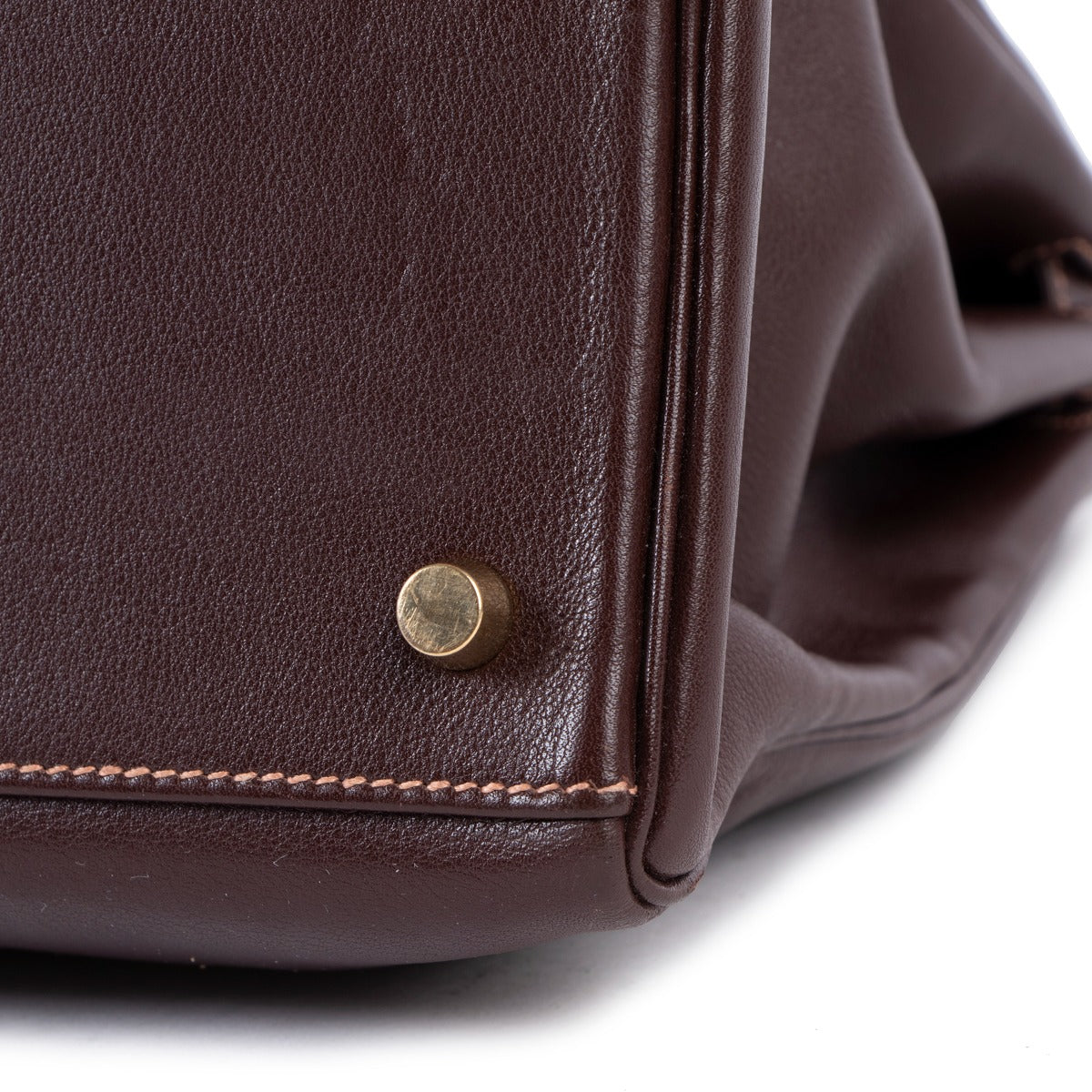Hermès Vintage Kelly 35 Gulliver Havane Gold Hardware