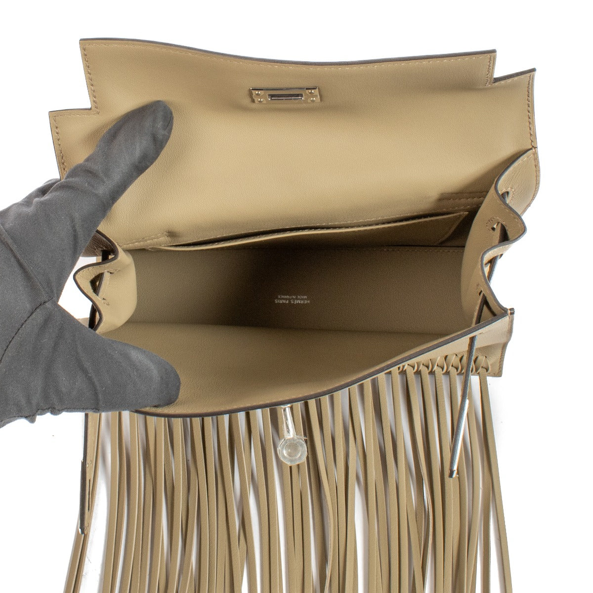 Hermès Kelly Danse Anate Beige Marfa Swift PHW