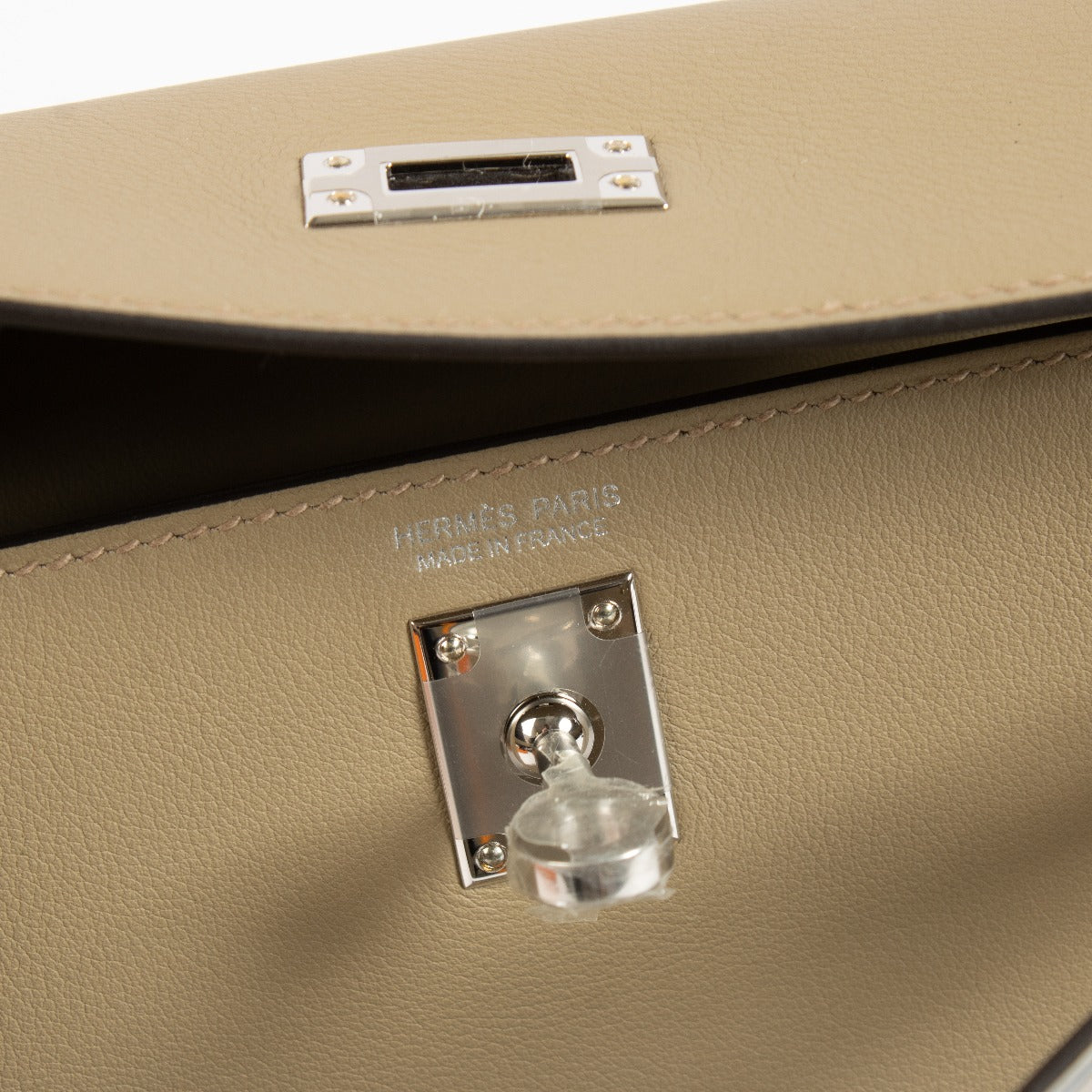 Hermès Kelly Danse Anate Beige Marfa Swift PHW