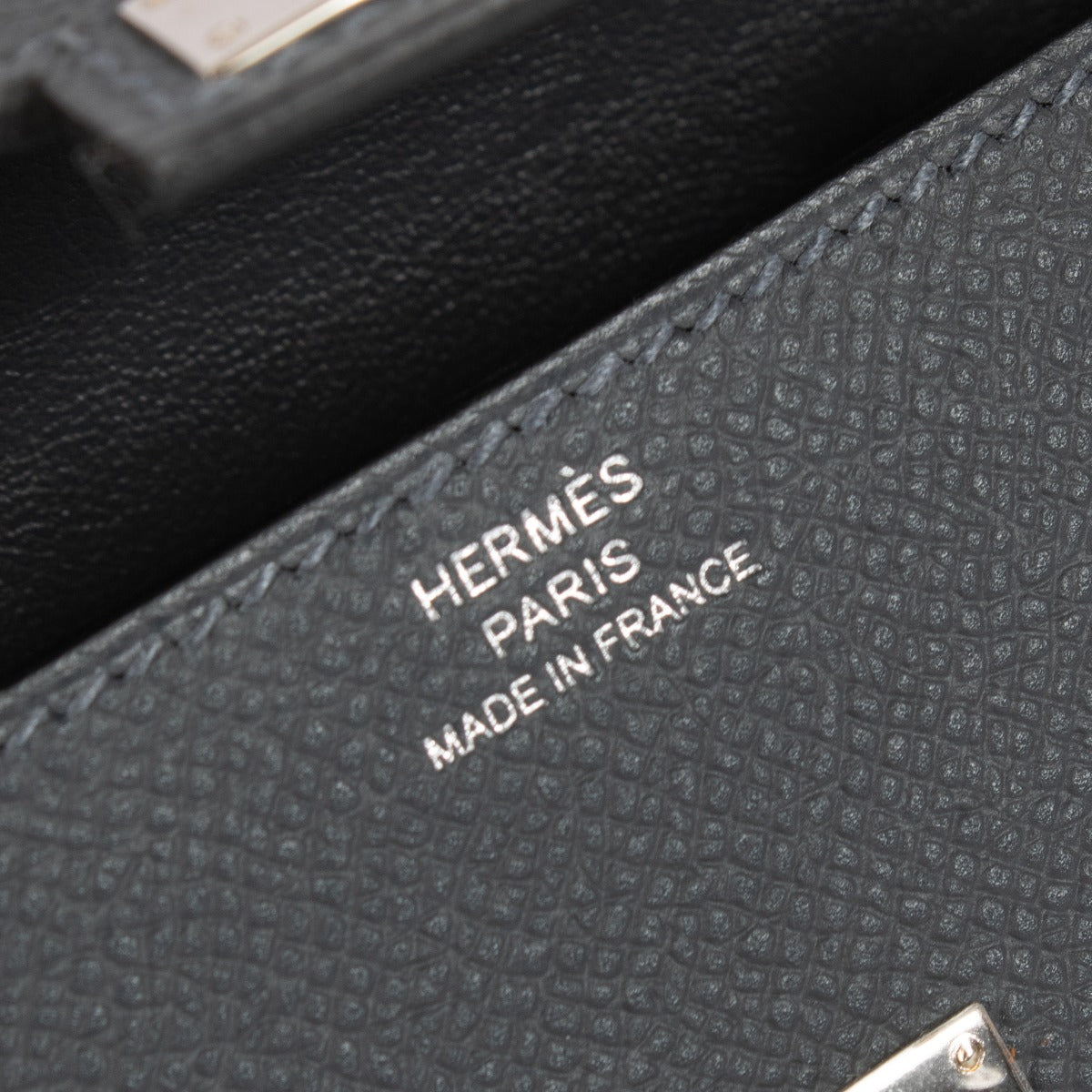 Hermès Kelly Doll Picto Gris Misty/Black/Vert Fizz/Alezan Epsom Palladium Hardware