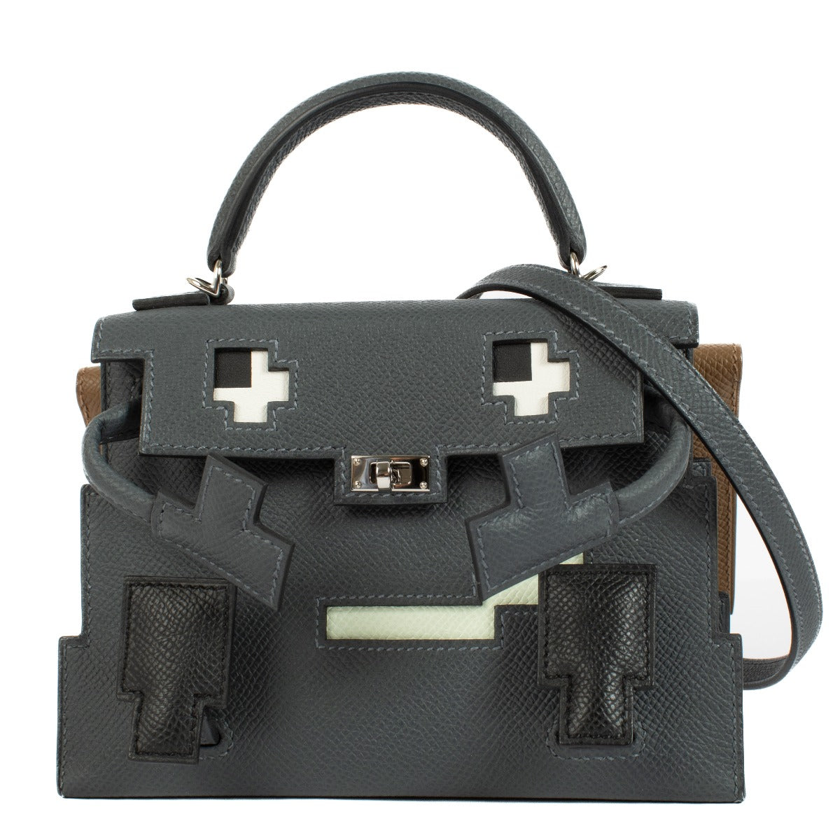 Hermès Gris Misty Kelly Doll Picto Kellydole Quelle Idole Bag