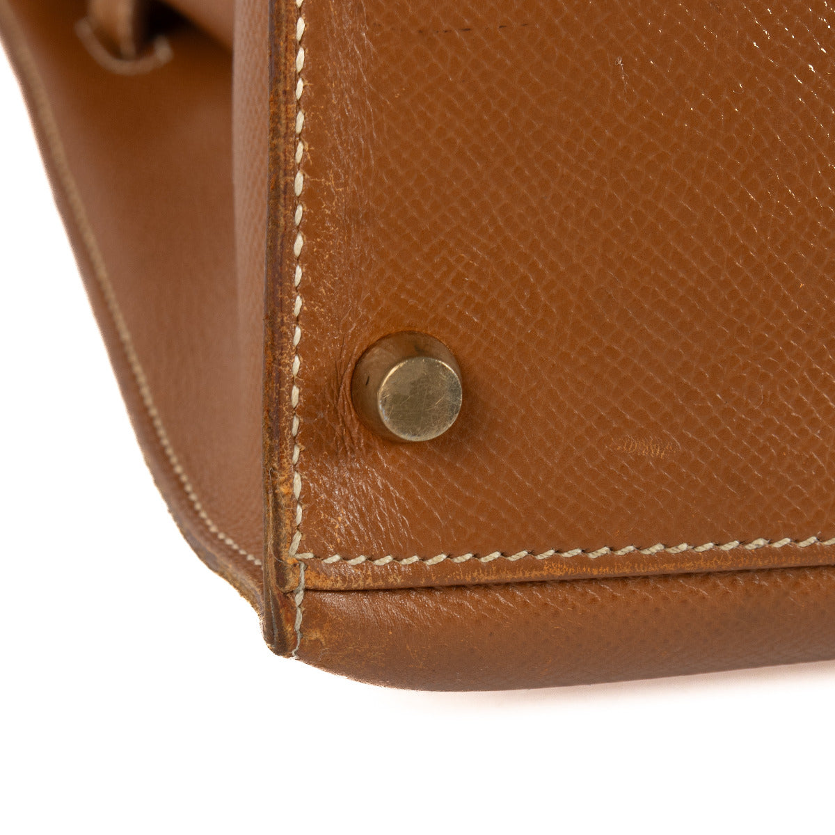 Hermès Vintage Kelly 32 Goud Courchevel GHW