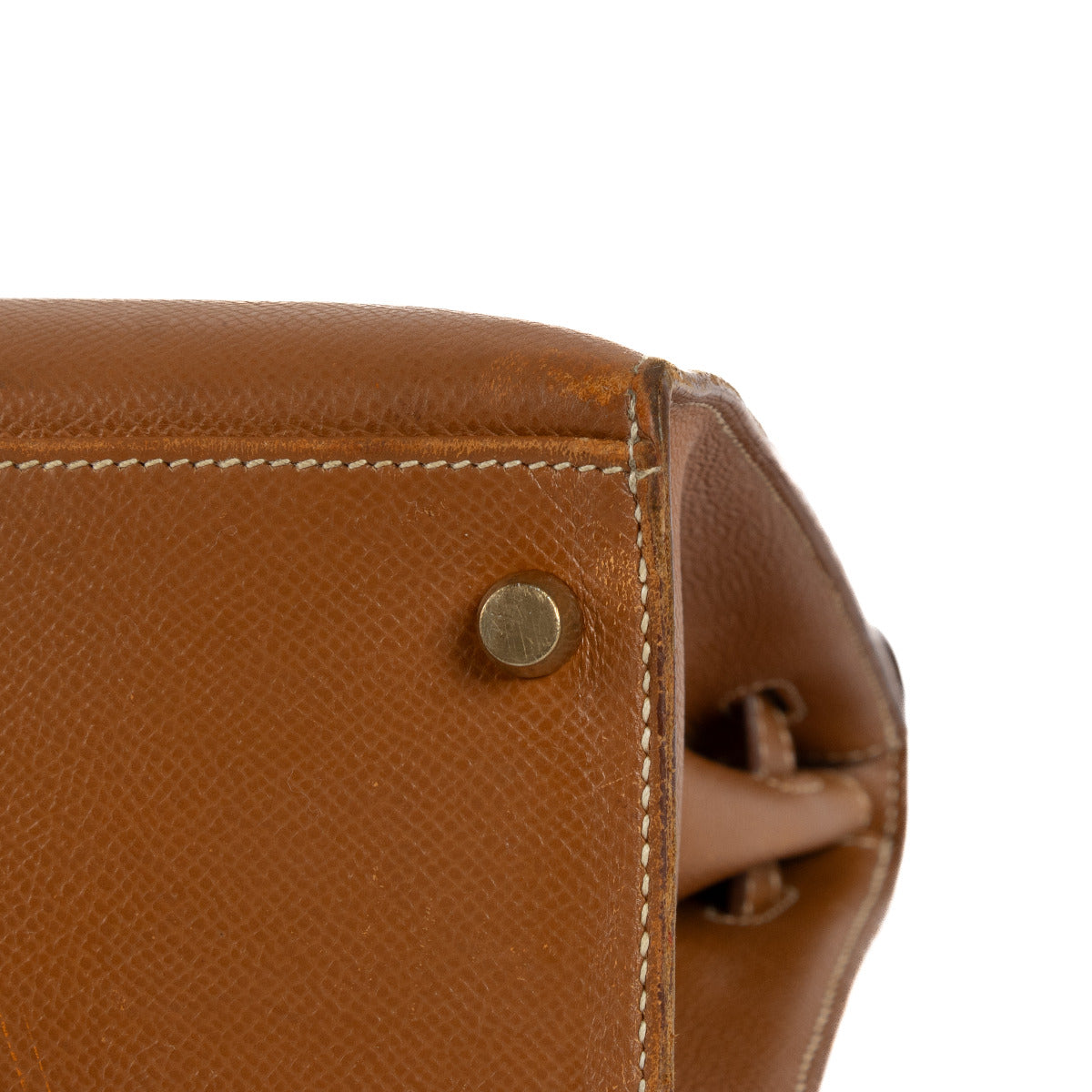 Hermès Vintage Kelly 32 Goud Courchevel GHW