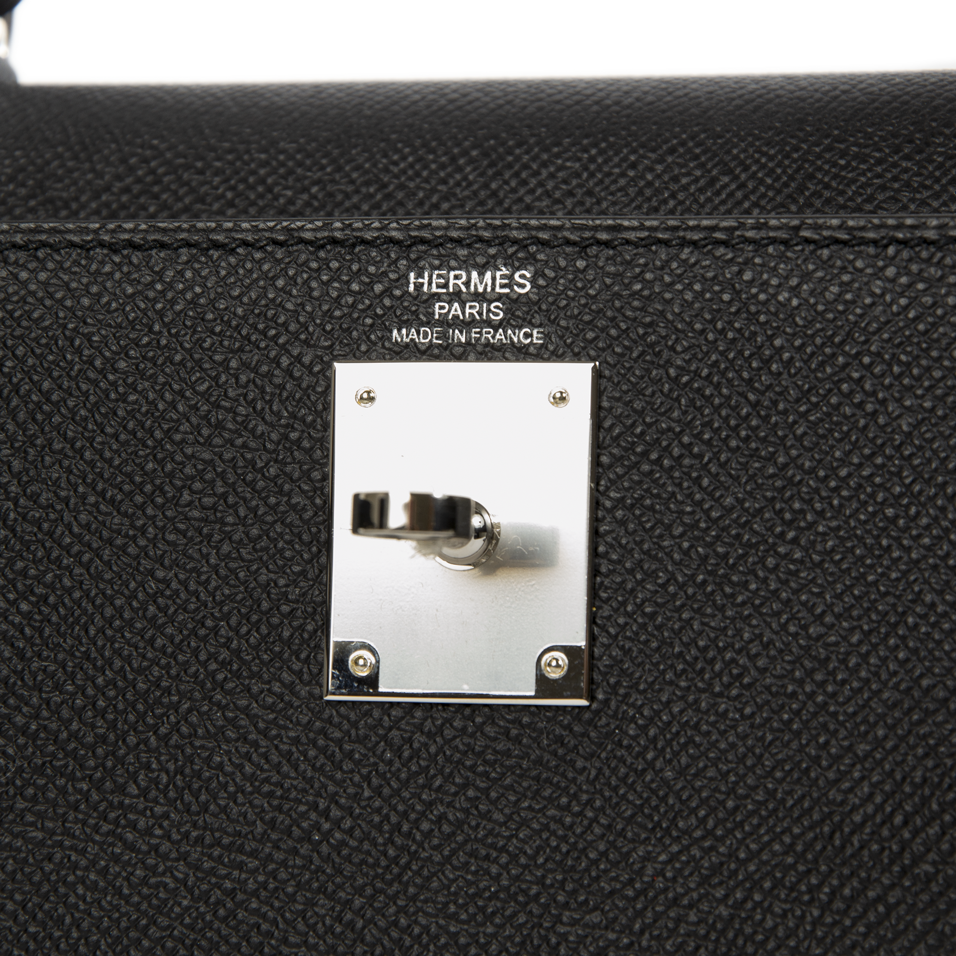 Hermès Kelly Sellier 28 Veau Epsom Black PHW