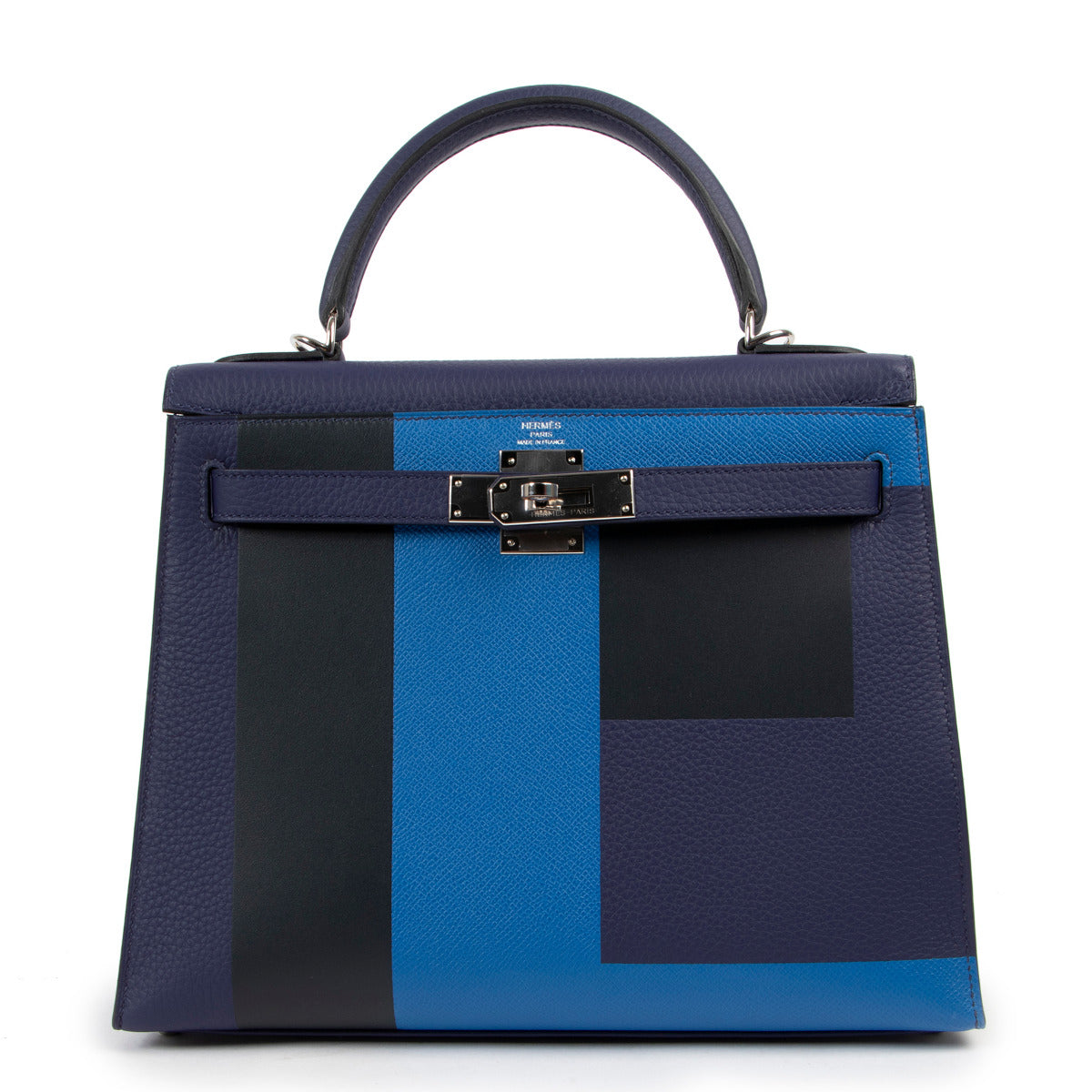 Second hand Hermès Kellygraphie Kelly 28 Letter E PHW at Labellov