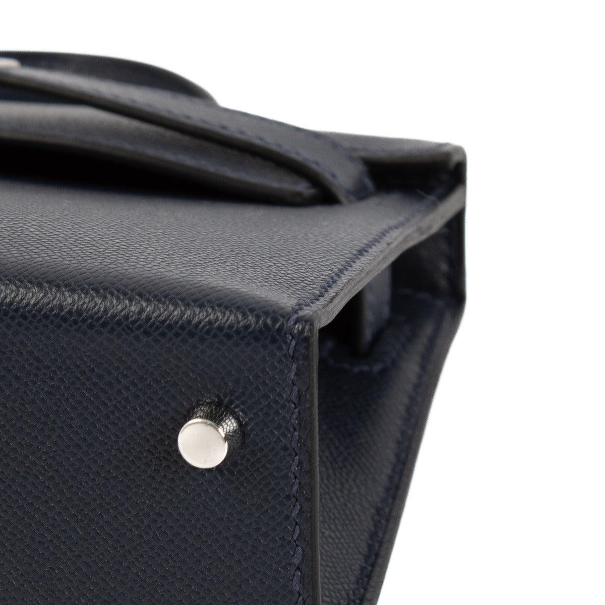 *niet online* Hermès Kelly Mini II Bleu Nuit Madam PHW