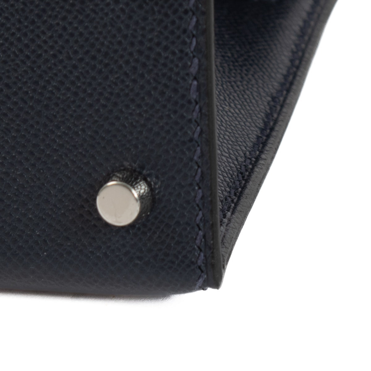 *niet online* Hermès Kelly Mini II Bleu Nuit Madam PHW