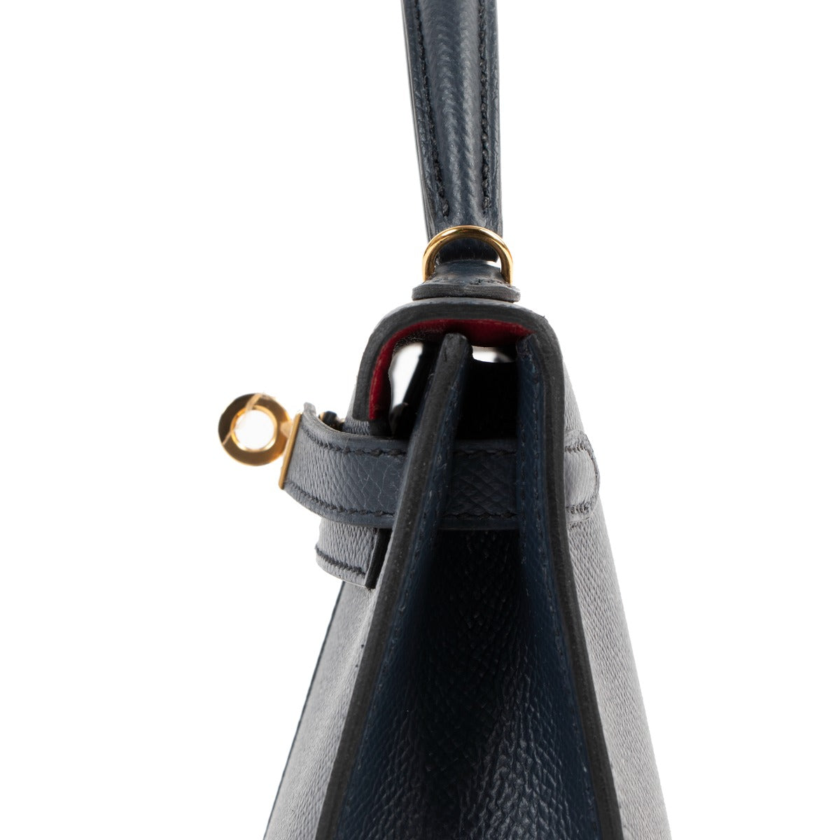 Hermès Kelly 20 Mini II Casaque Indigo/Black/Rouge Grenat Epsom Gold Hardware Limited Edition