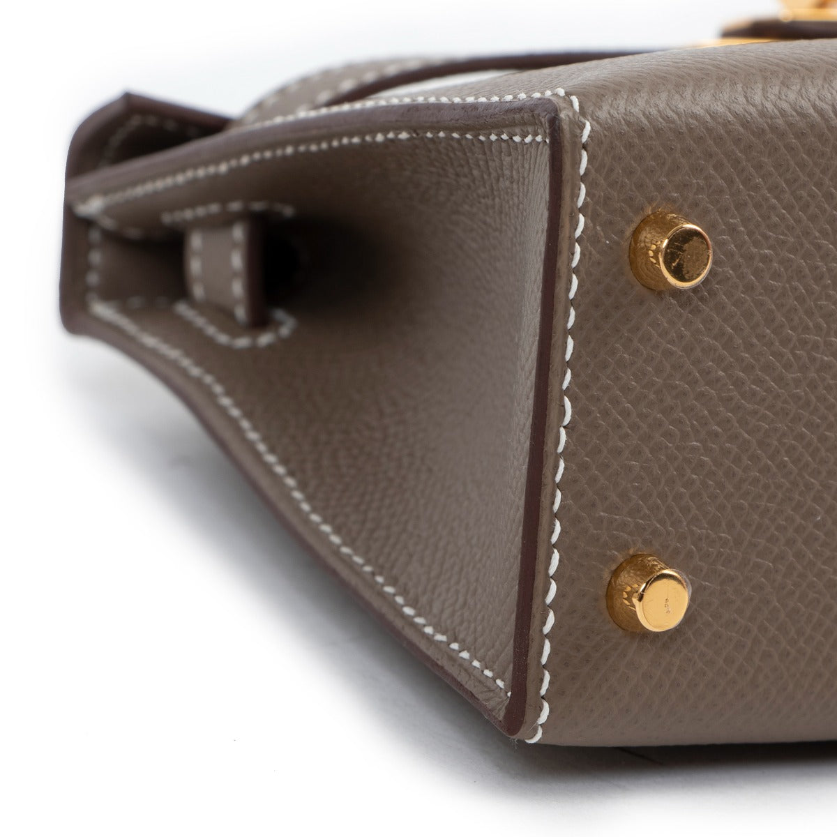 Hermes kelly mini 2 sellier veau epsom epsom