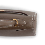 Hermès Kelly Mini 2 Sellier Etoupe Epsom Gold Hardware