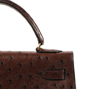 Shop Hermes Kelly vintage ostrich second hand pre-owned designer on labellov.com