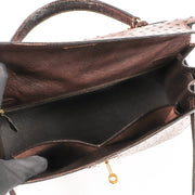 Shop Hermes Kelly vintage ostrich second hand pre-owned designer on labellov.com