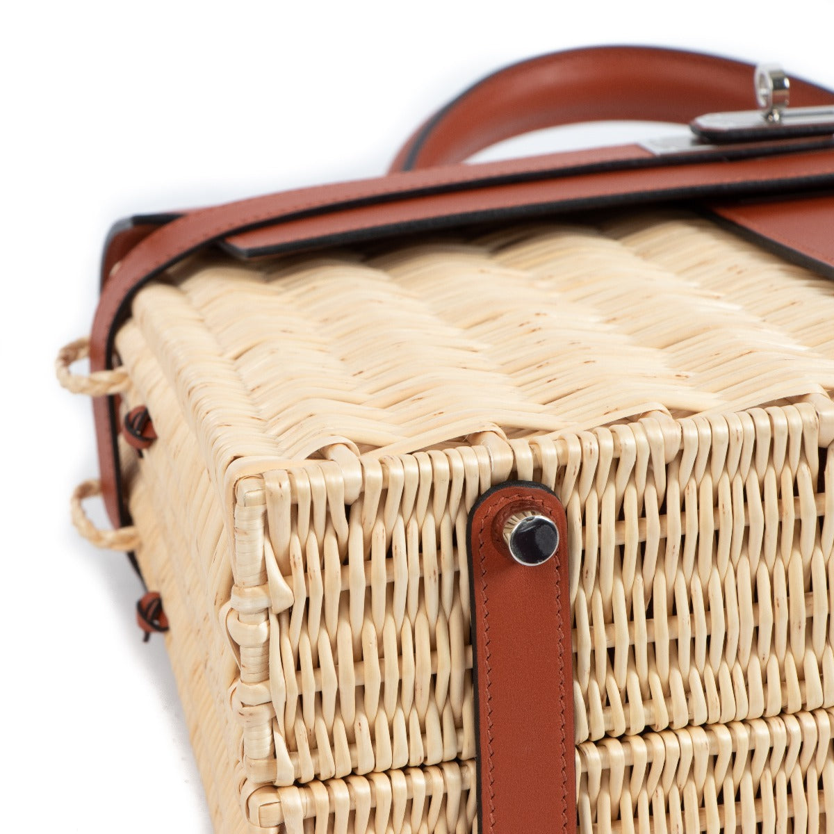 Hermès Kelly Picnic Natural/Cuivre Osier/Swift