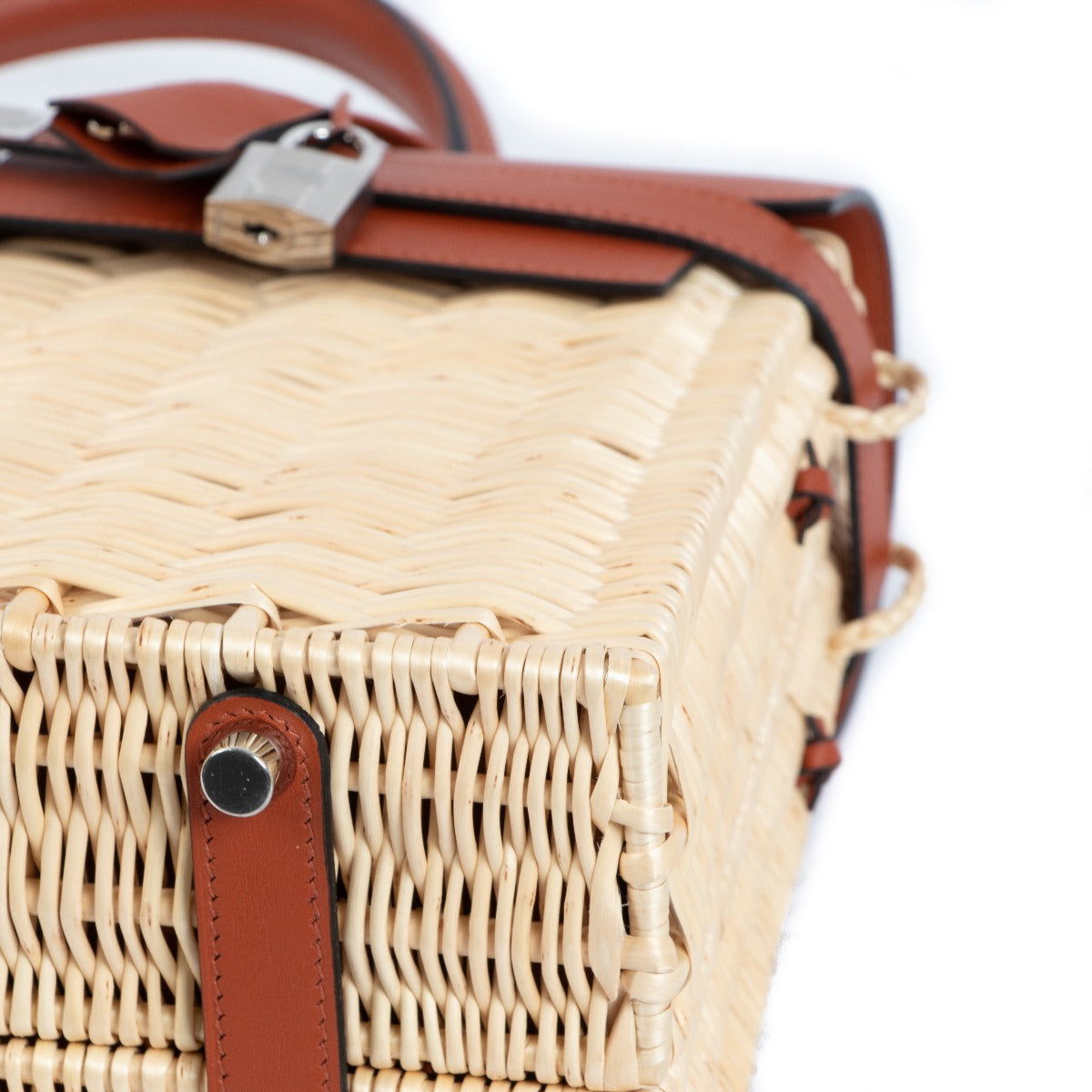 Hermès Kelly Picnic Natural/Cuivre Osier/Swift