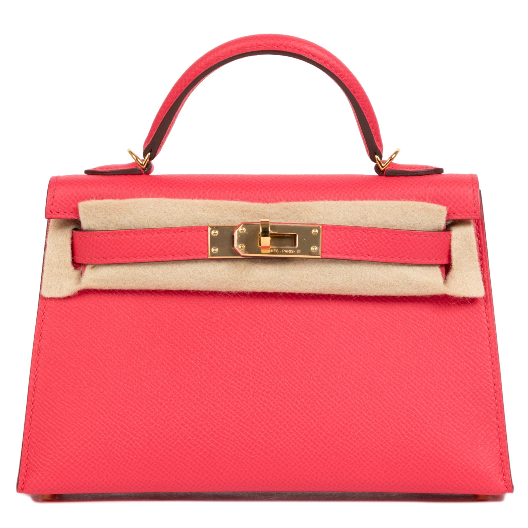 Hermès Kelly II Mini Epsom Rose Extreme GHW 100% authentique pour le meilleur prix chez Labellov à Anvers