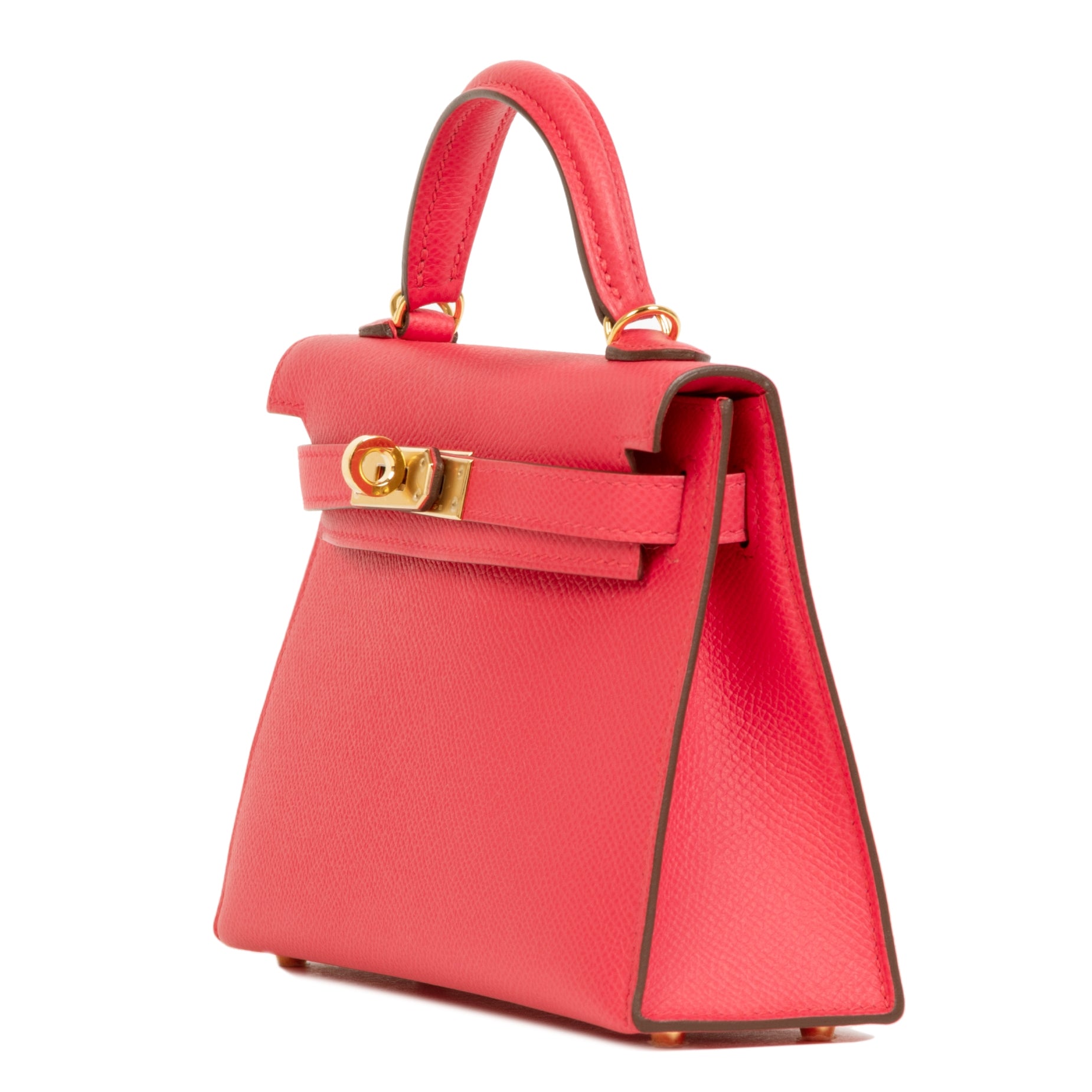 Hermès Kelly II Mini Epsom Rose Extreme GHW online te koop bij Labellov tweedehands luxe