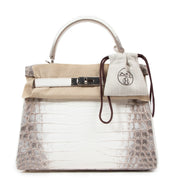 Hermès Kelly 28 Himalayan Crocodile Niloticus