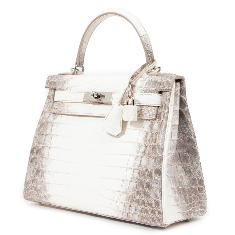 Hermès Kelly 28 Himalayan Crocodile Niloticus