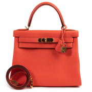 shop safe online your secondhand Kelly 28 Capucine togo ghi