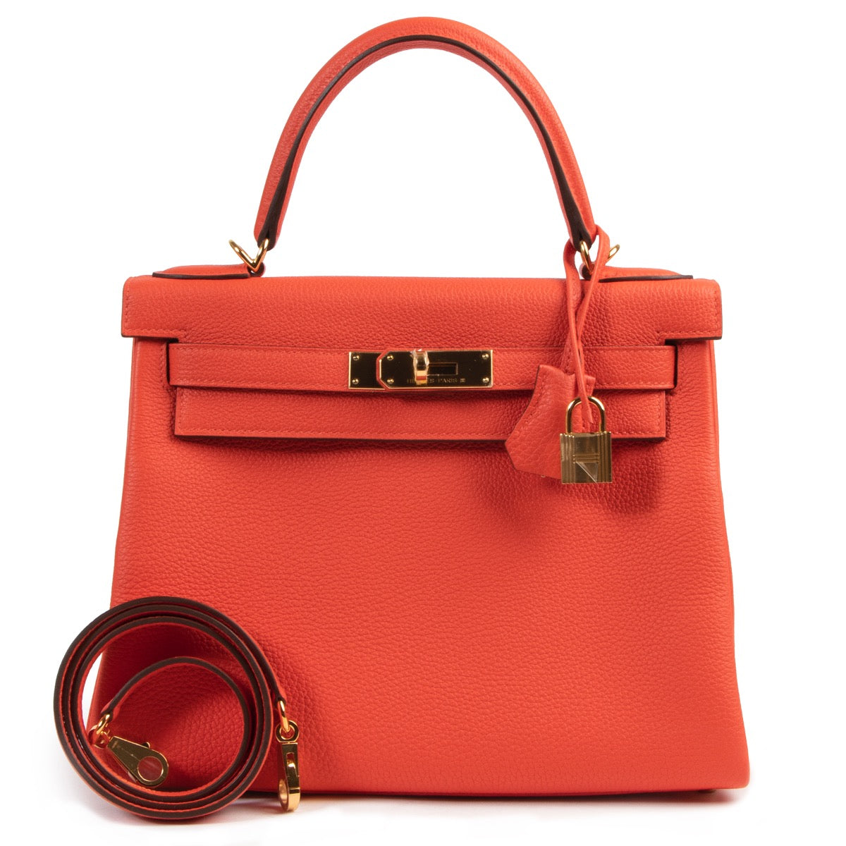 shop safe online your secondhand Kelly 28 Capucine togo ghi