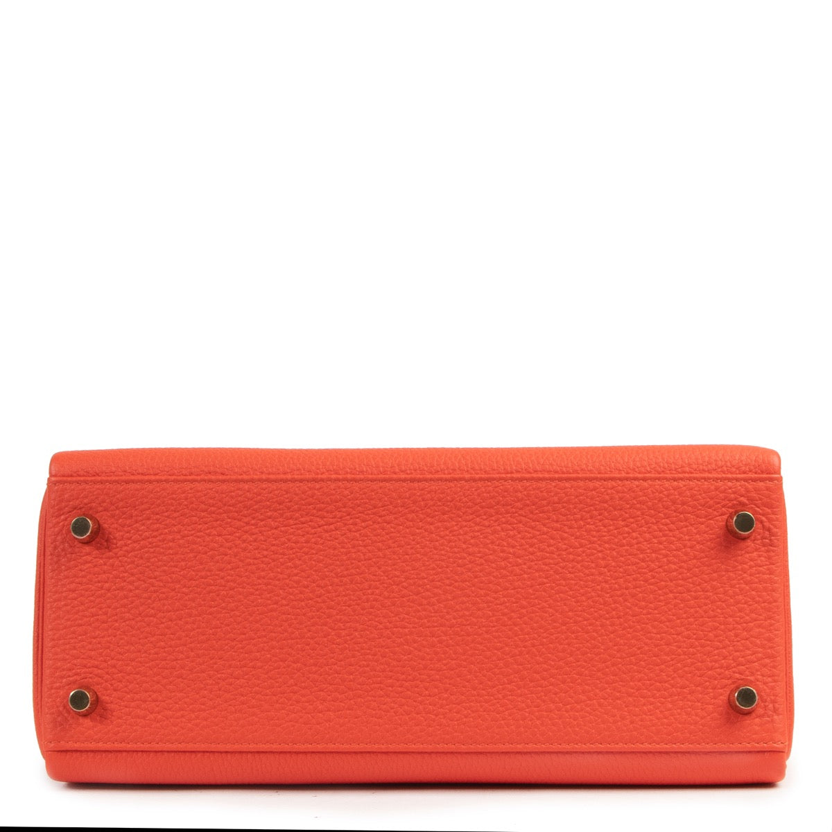 *Nooit Gebruikt* Hermes Kelly 28 Togo Capucine GHW