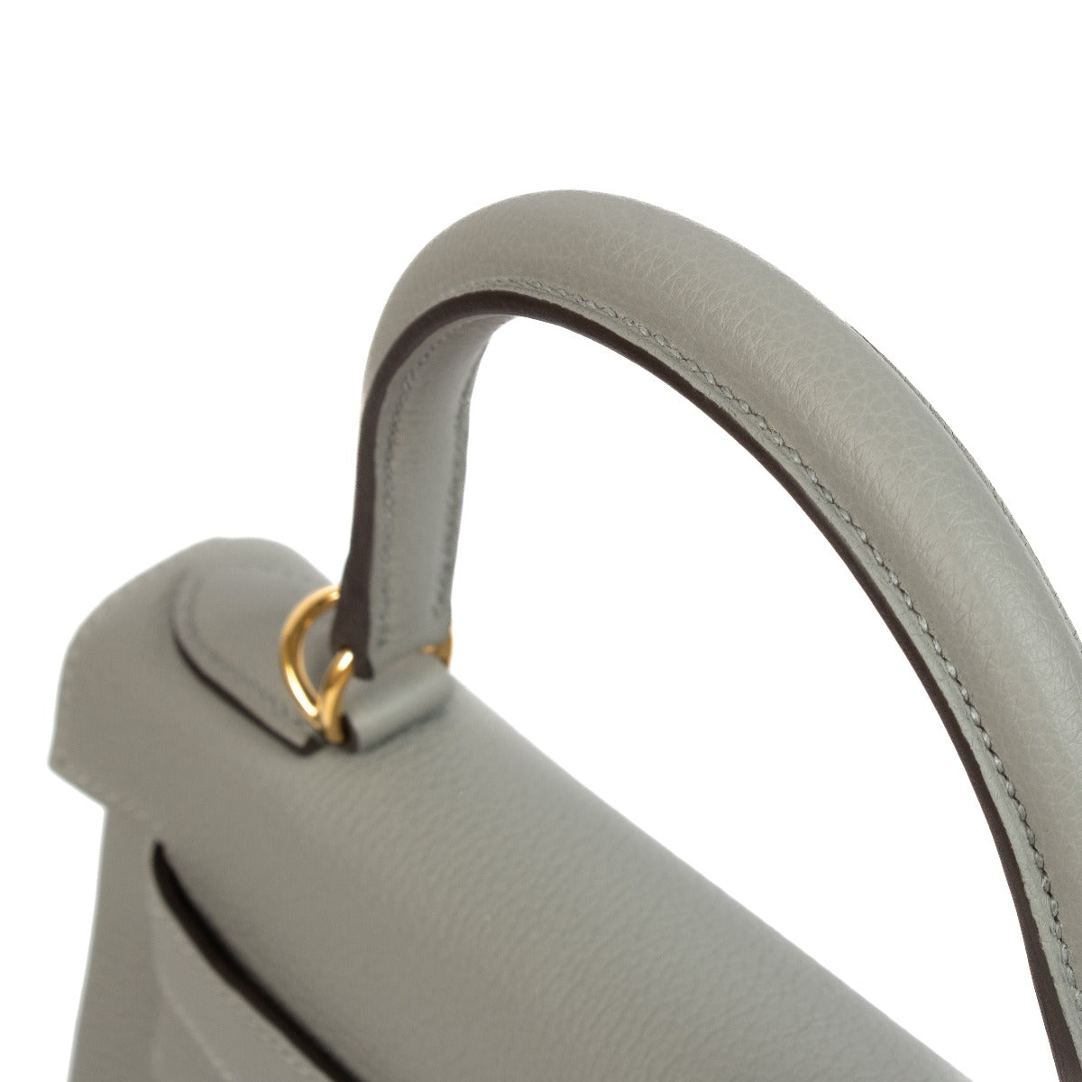 Hermès Kelly 28 Gris Mouette Togo GHW