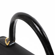 Hermès Kelly 28 Touch 3 Black Togo & Crocodile Niloticus Gold Hardware