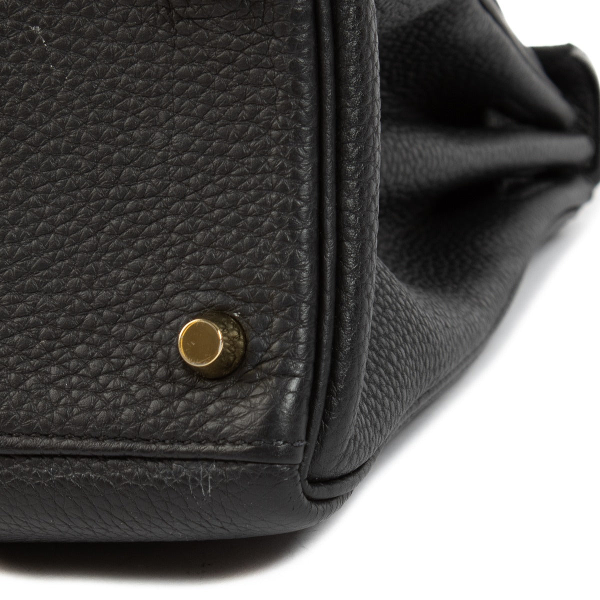 Hermès Kelly 32 Black Togo GHW