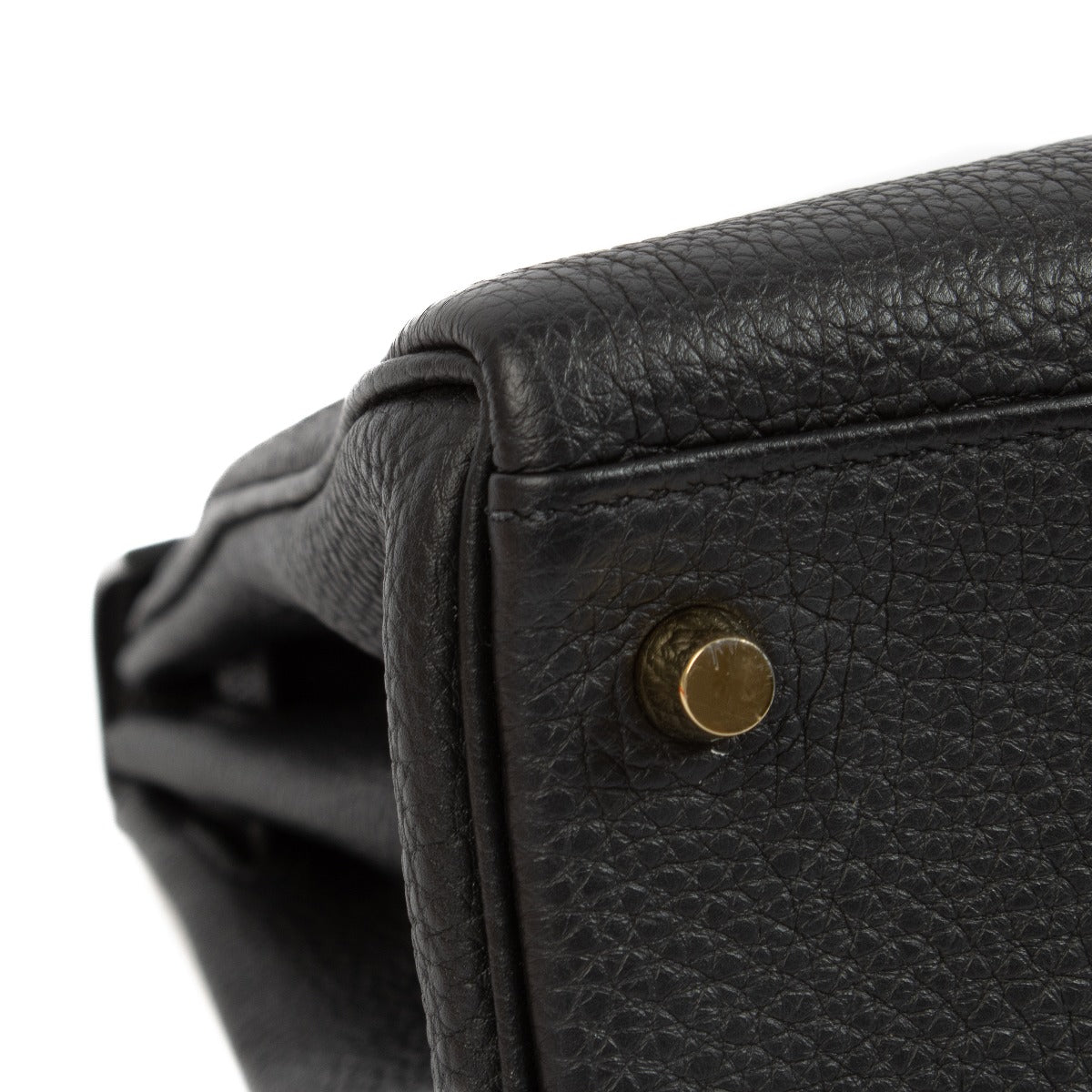 Hermès Kelly 32 Black Togo GHW