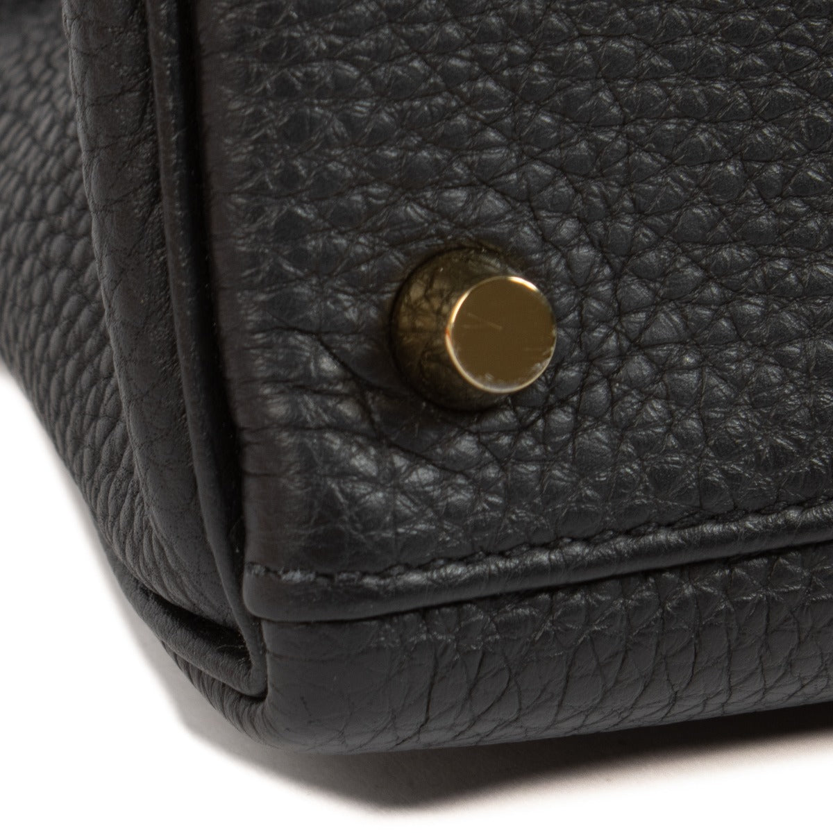 Hermès Kelly 32 Black Togo GHW
