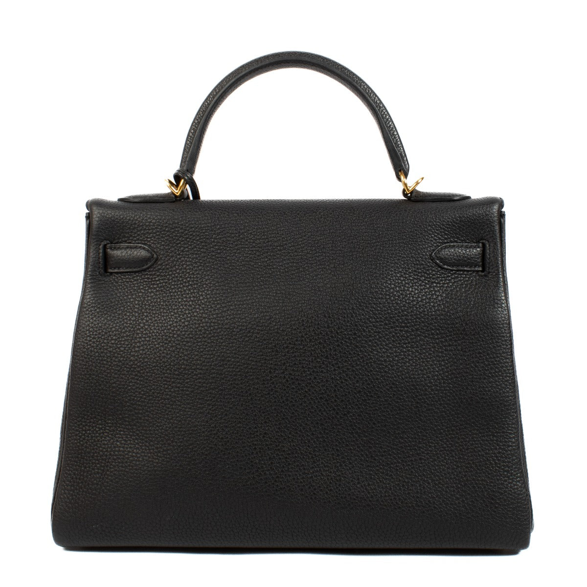 Authentic second hand 2020 Hermès Kelly 32 Black Togo GHW on www.labellov.com