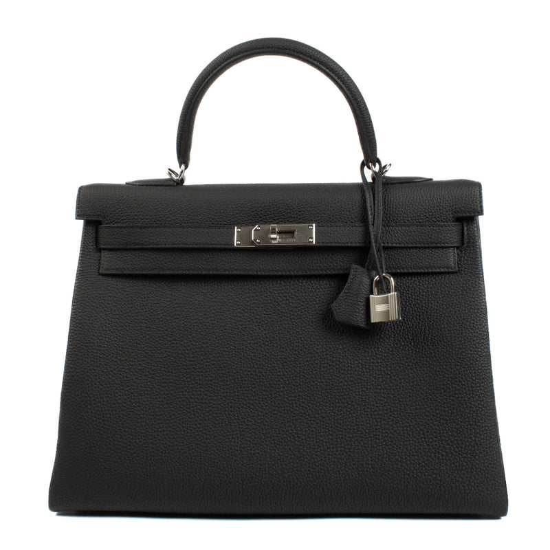 Hermès Kelly 35 Black Togo PHW