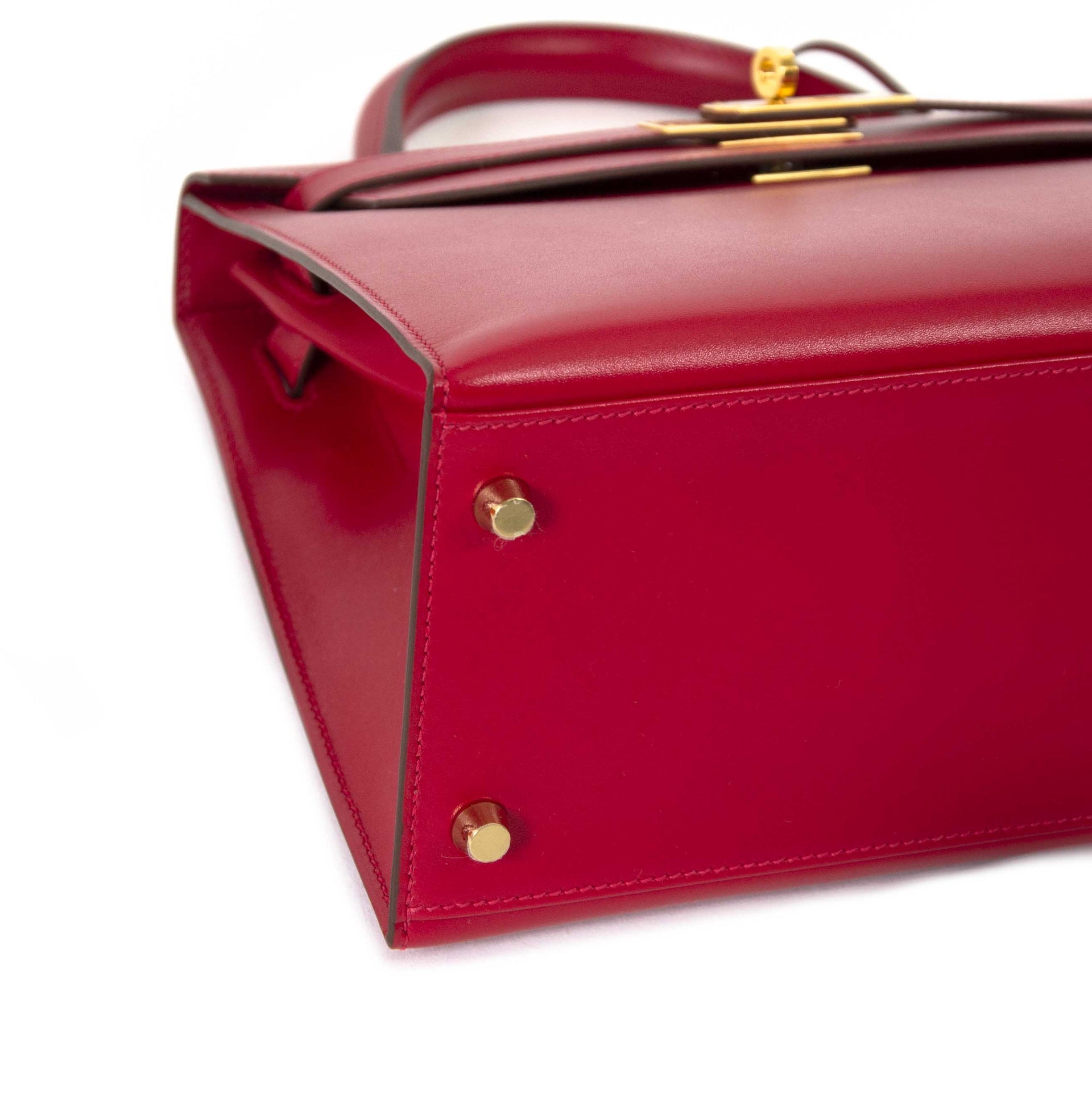 Hermès Kelly 28 Rouge Vif Veau Tadelakt GHW kopen en verkopen