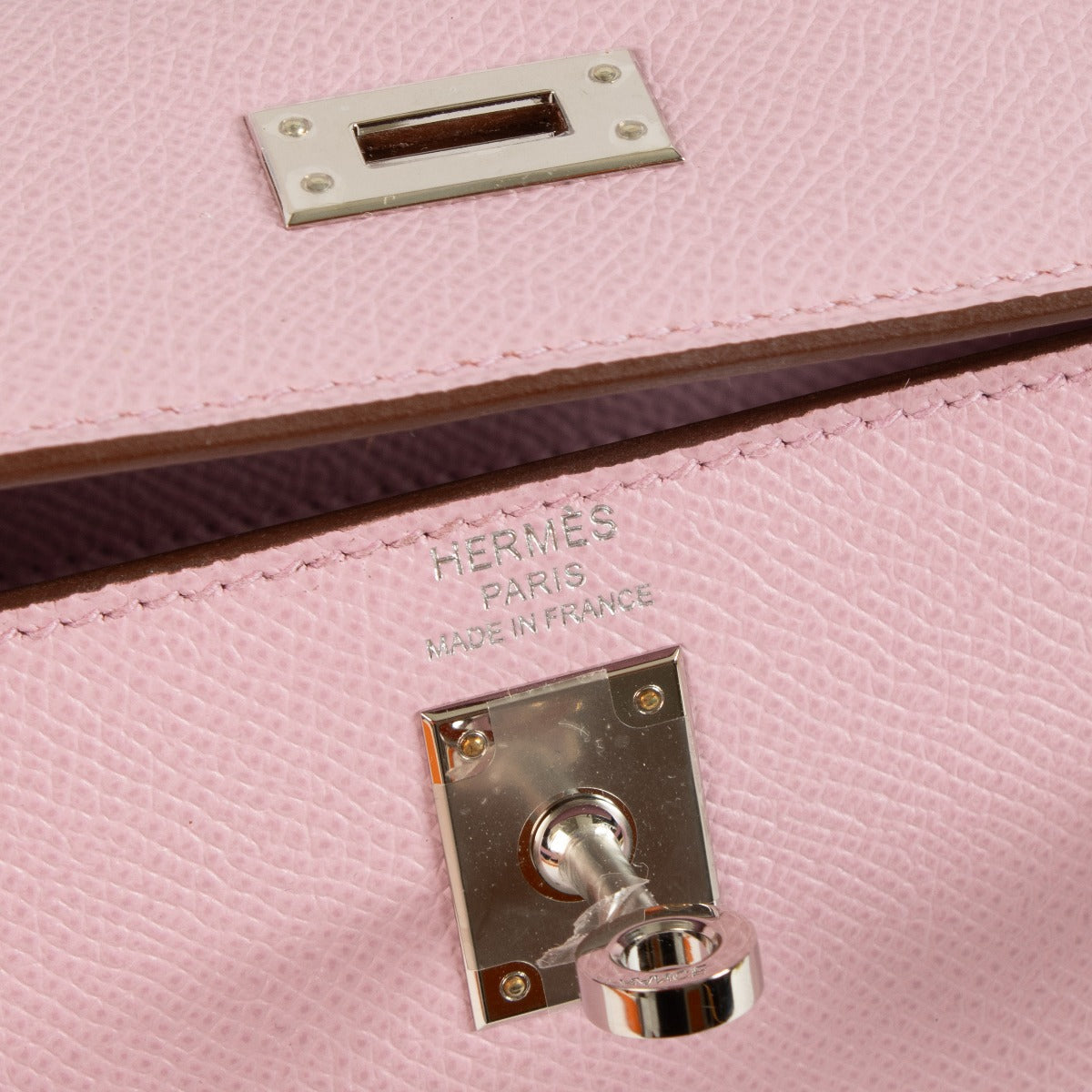 2022 Hermès Kelly 25 Mauve Sylvestre Epsom PHW
