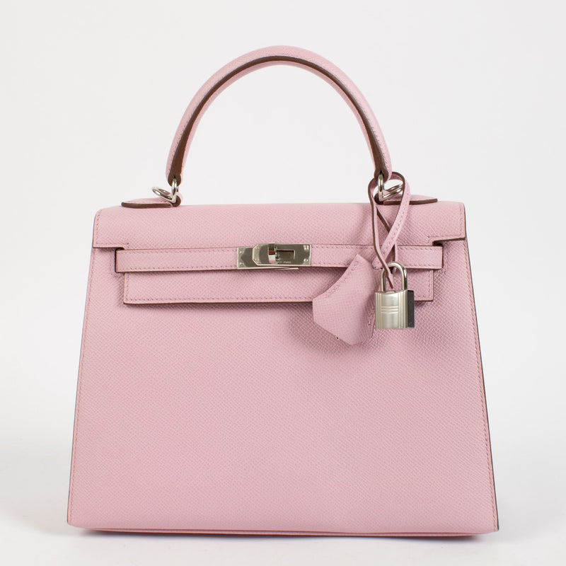 Hermès Kelly 25 Mauve Sylvestre Epsom PHW