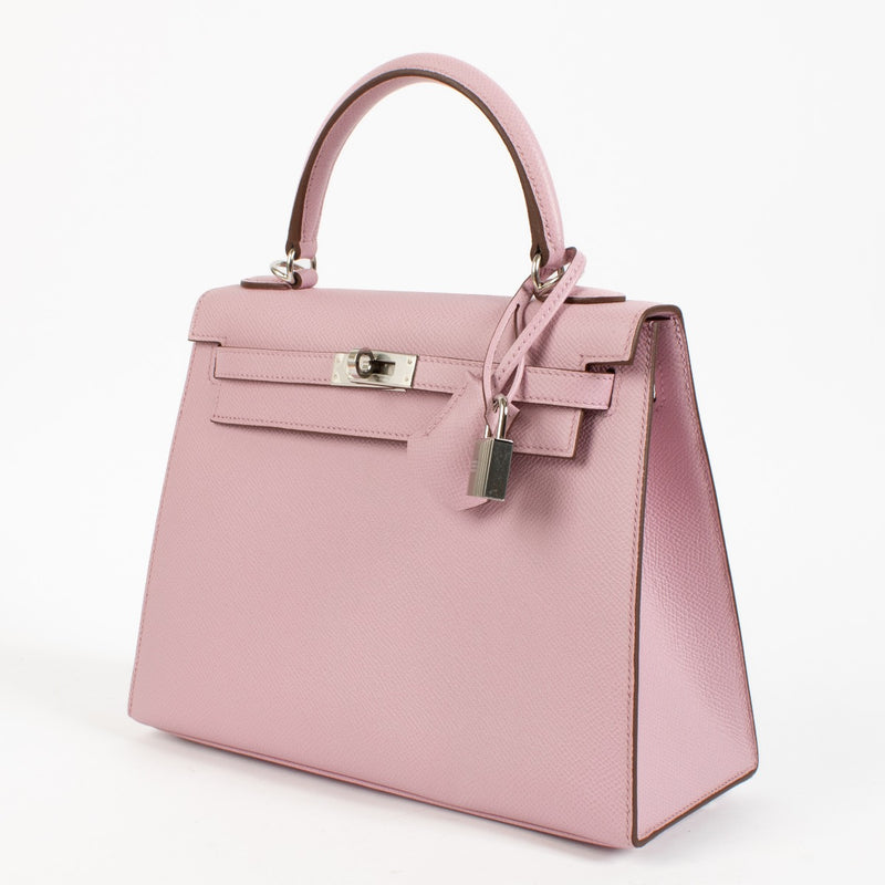 Hermès Kelly 25 Mauve Sylvestre Epsom PHW