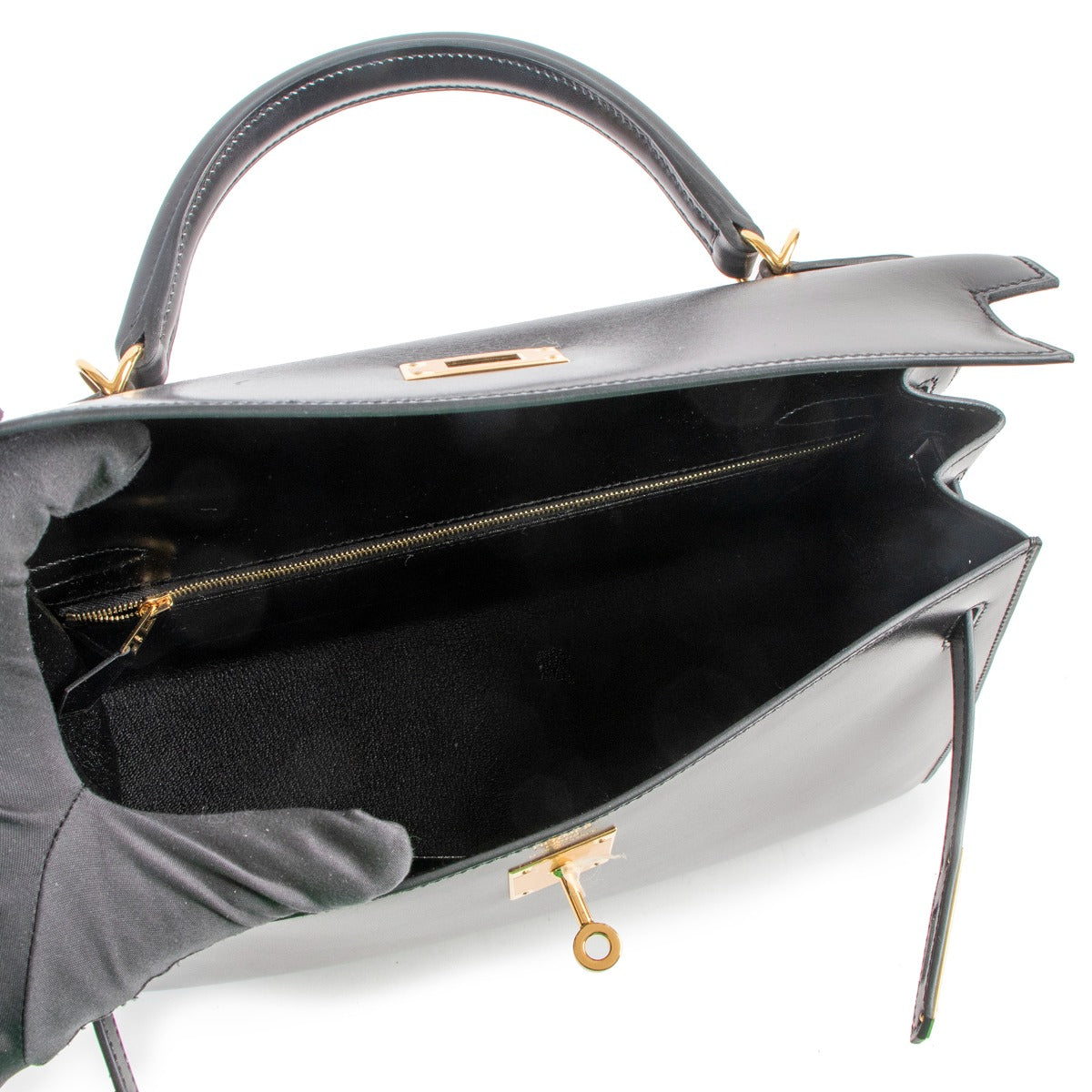 shop tweedehands hermes kelly handtas bij Labellov