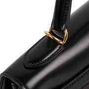 achetez second main hermes kelly 32 box noir chez Labellov