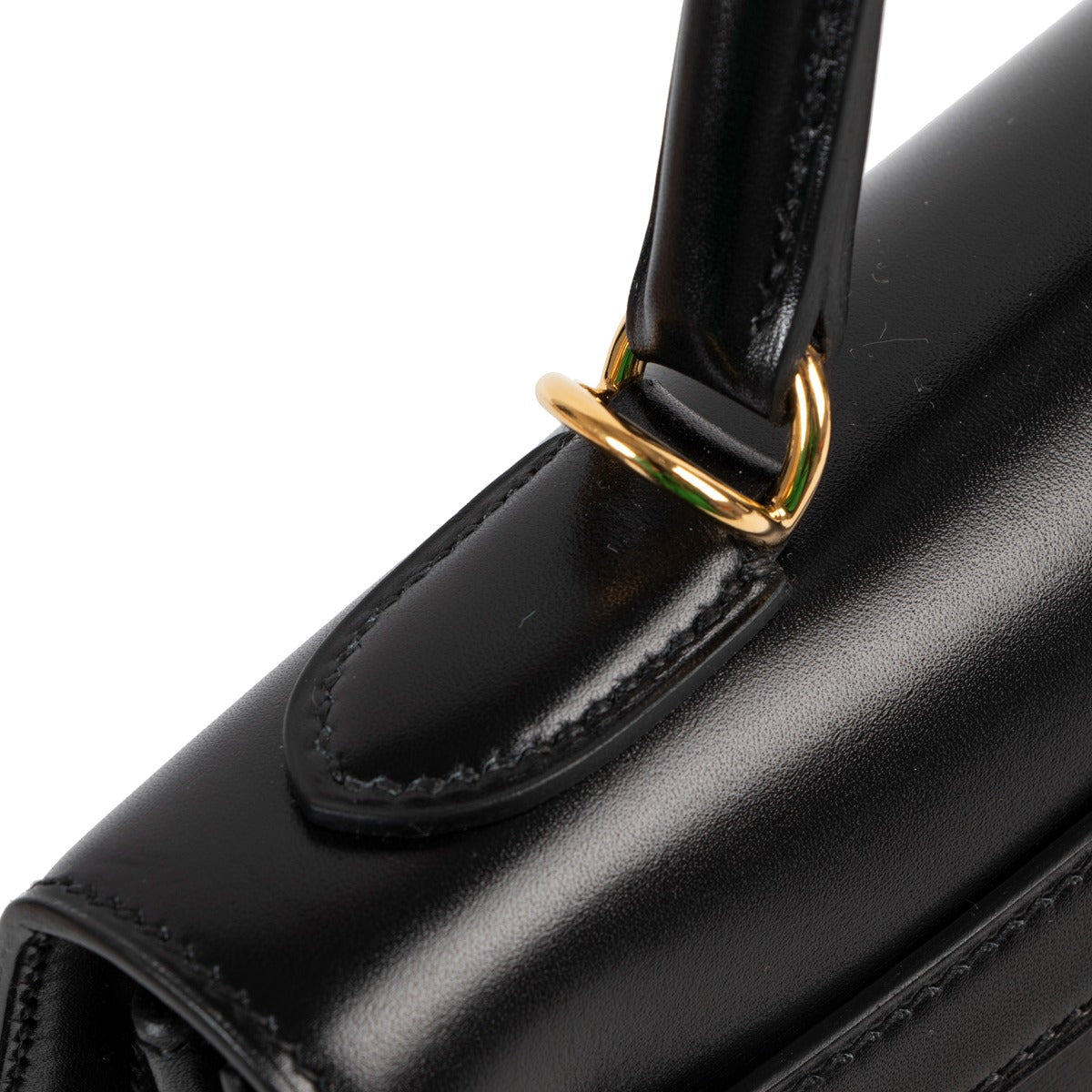 achetez second main hermes kelly 32 box noir chez Labellov
