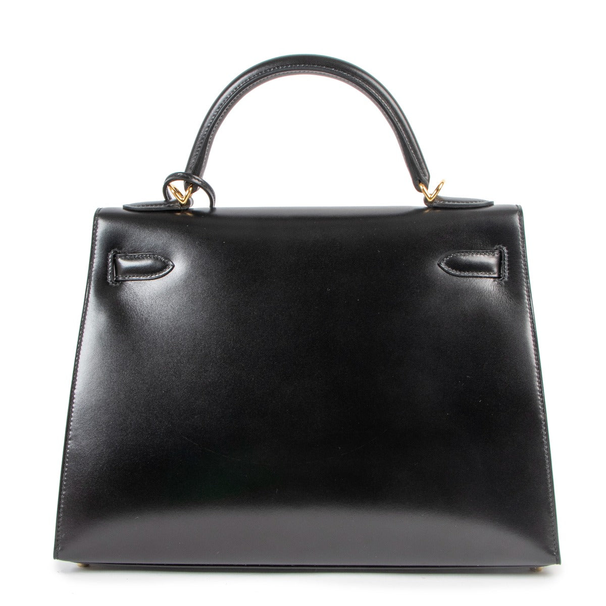 achetez second main hermes kelly 32 box noir chez Labellov