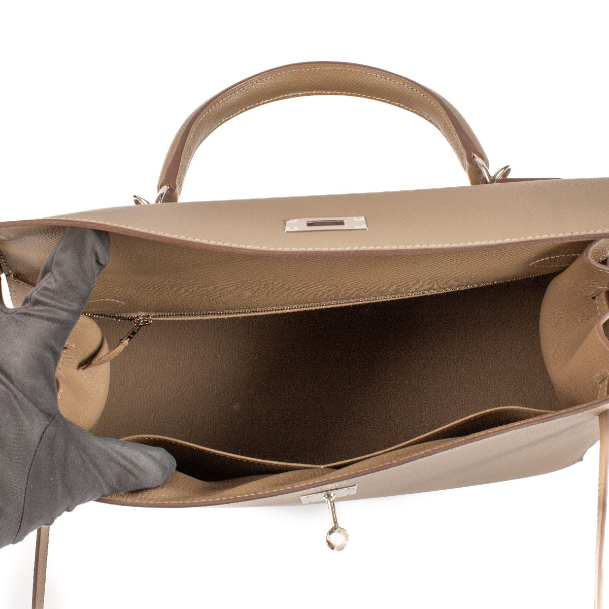 Hermès HSS Kelly 35 Etoupe Epsom PHW