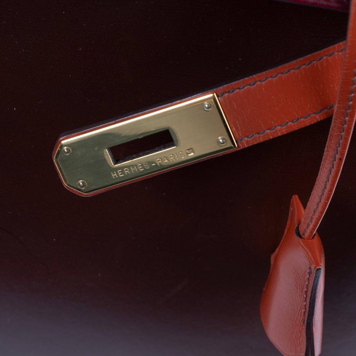 hermes kelly 32 box sellier rouge h vintage