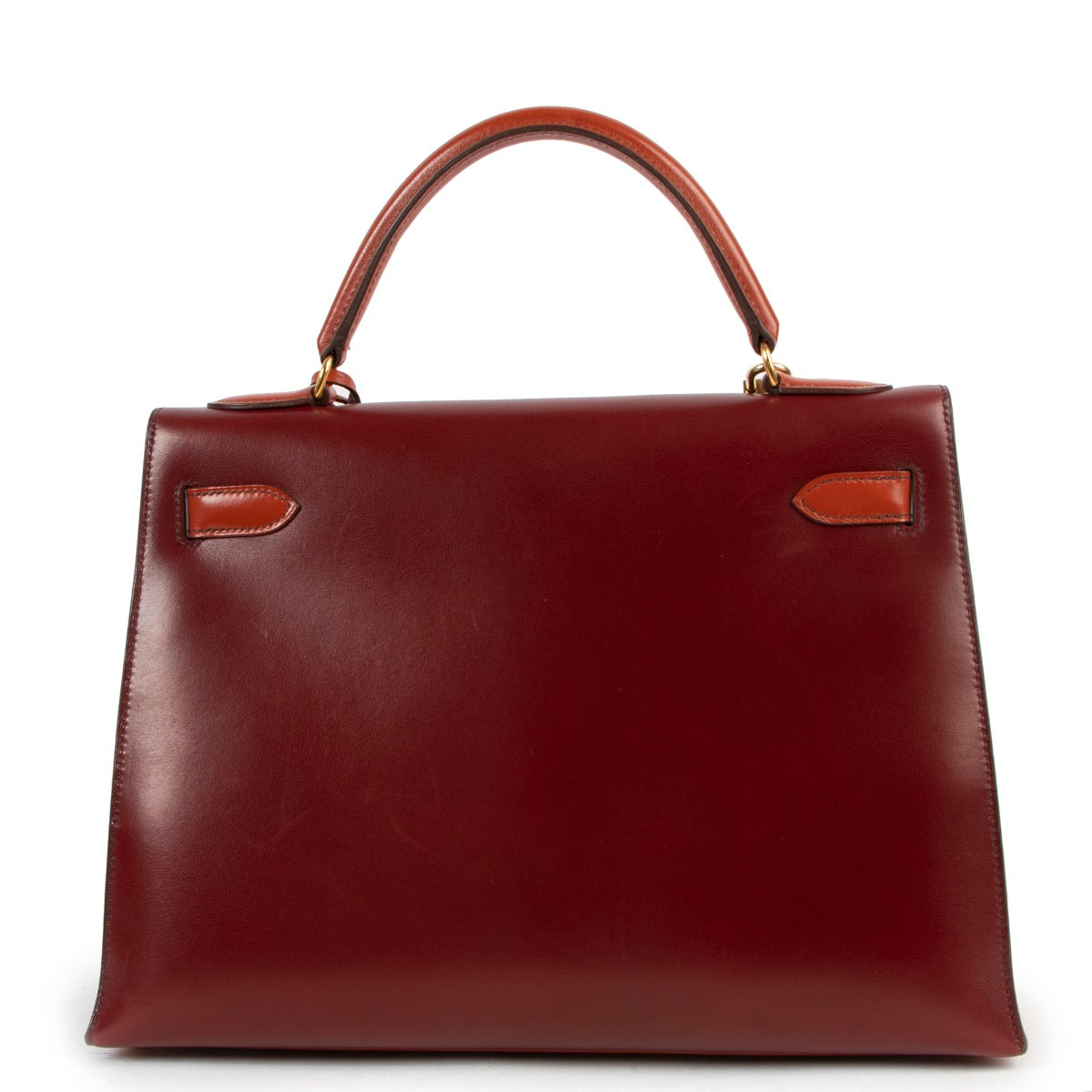 second hand authentic Hermès Kelly tricolor 32 Sellier Box Tri-colour Limited Edition at labellov.com