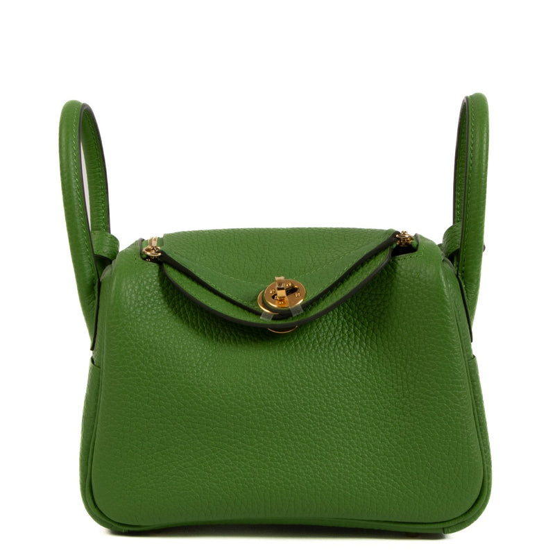 Hermès 2023 Lindy Mini Vert Yucca